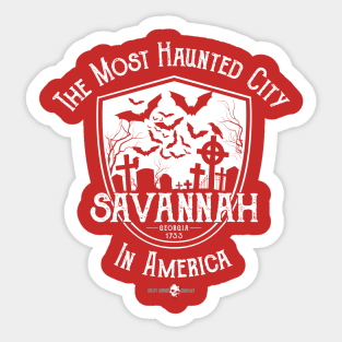 Haunted Savannah Sticker